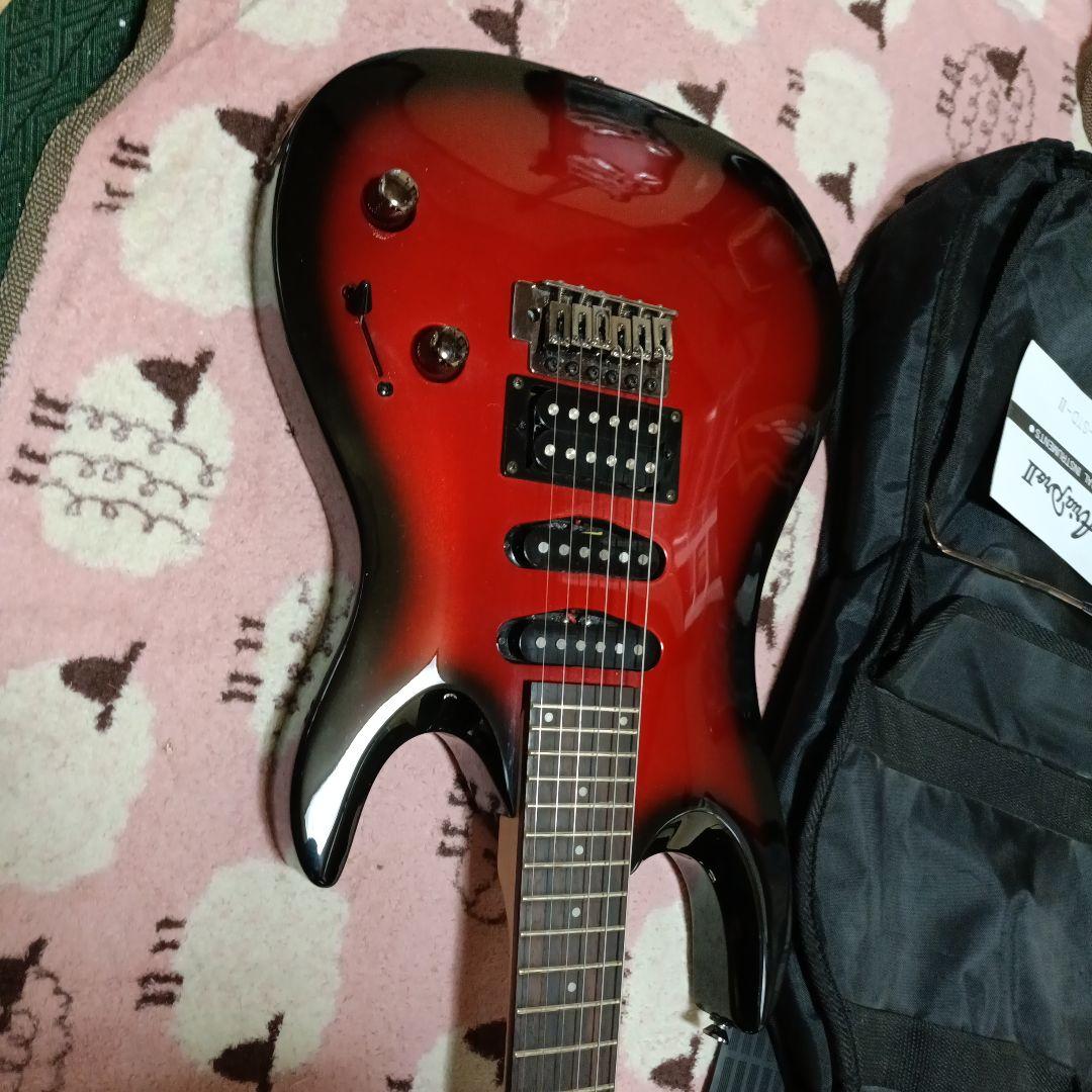 Aria Pro II MAC-series レッド エレキギター