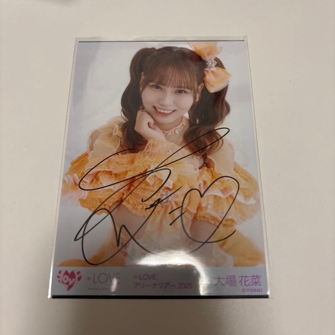 イコラブ直筆　大場花菜　魔法少女