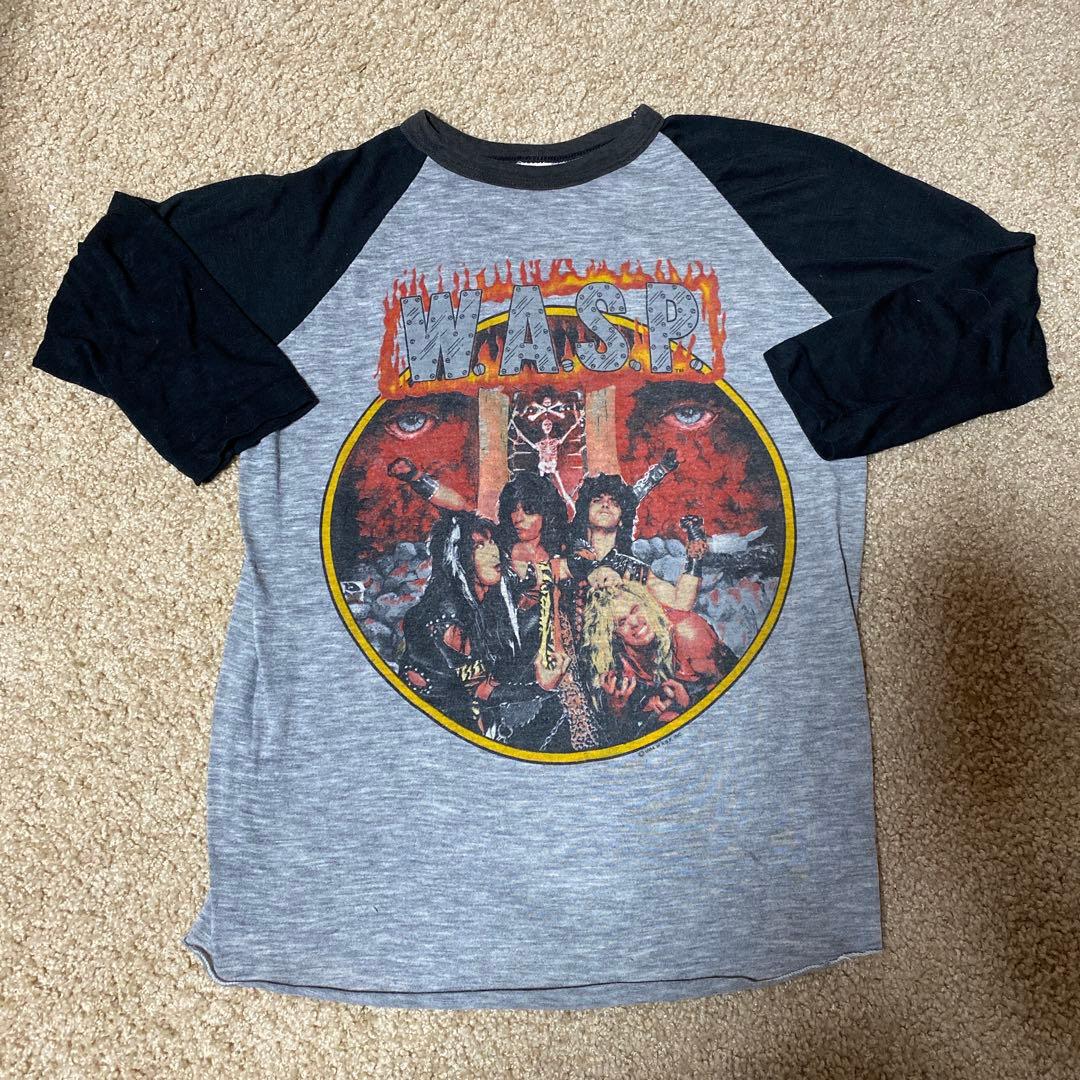 【希少】W.A.S.P. オリジナル1984TOUR ラグランシャツ