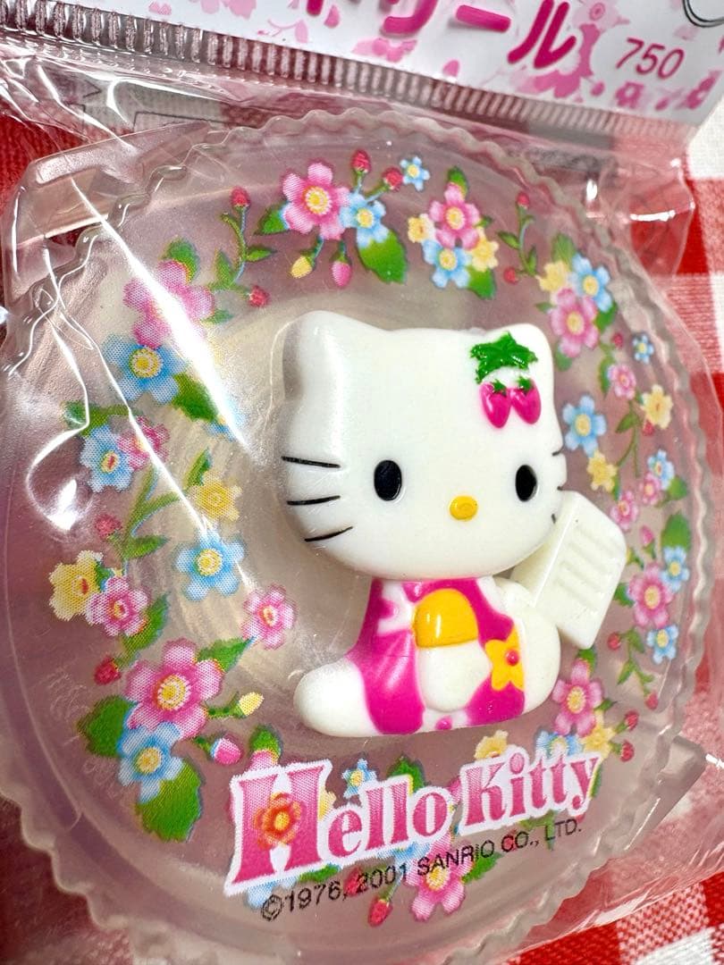 激レア　サンリオ　野いちごキティ　2001年　レトロ　コードリール