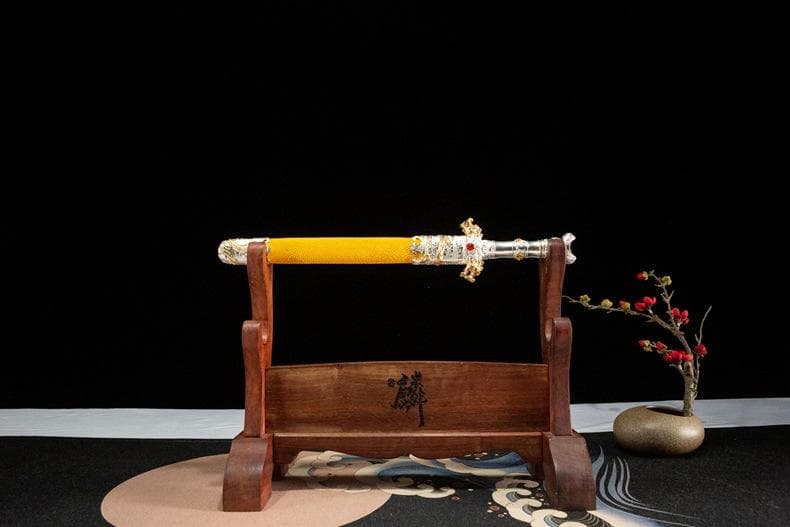 に頼る短剣 模造刀 居合刀 武士道 武具 漢剣 唐刀 龍泉剣 手鍛造打