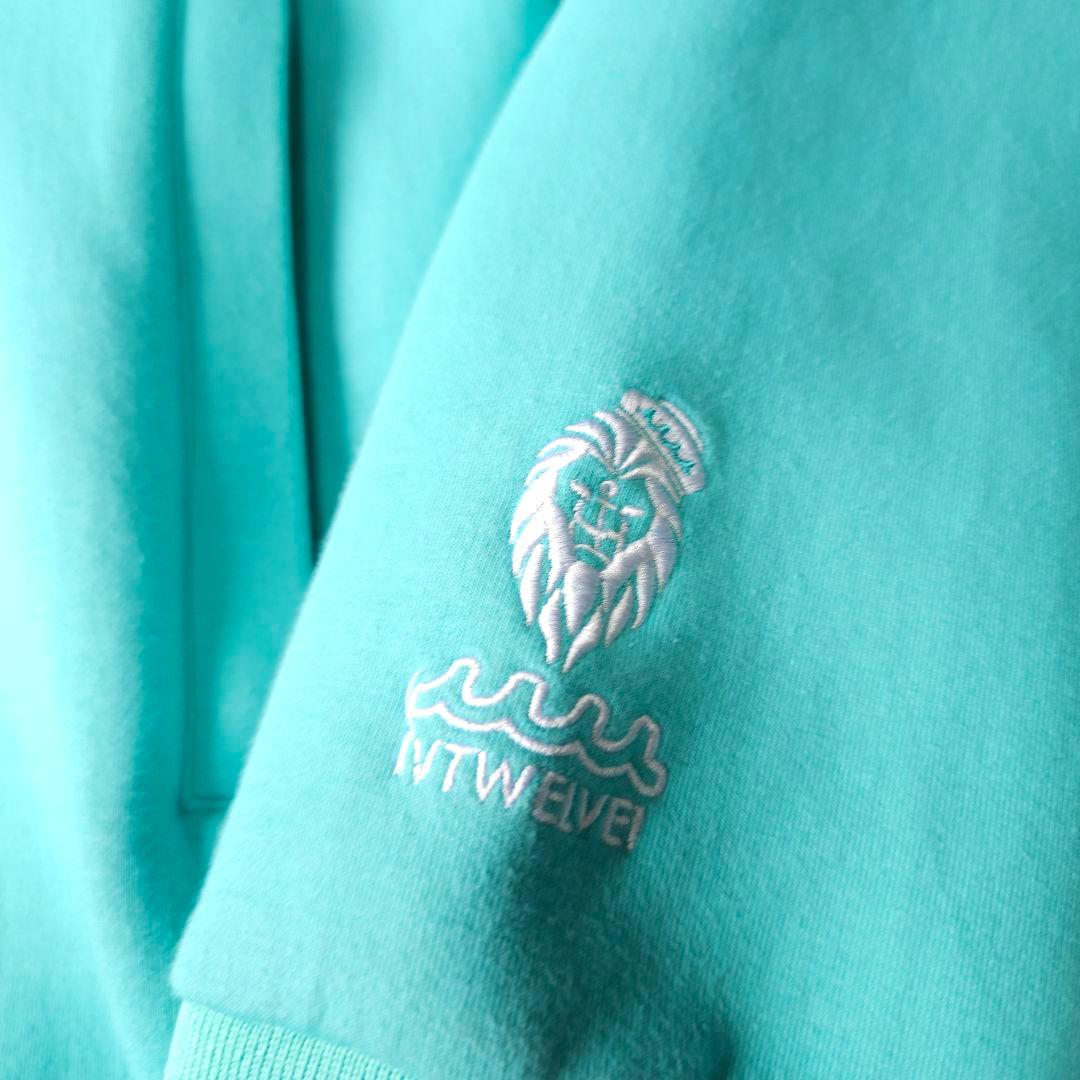 2025年人気完売品 ムータマリンゴルフ×V12 長袖プルオーバーパーカー XL