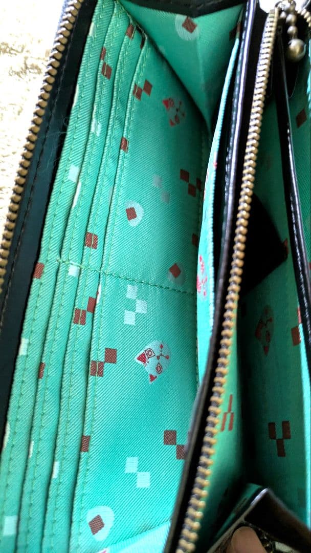 鬼滅の刃　本革　レザー長財布　炭治郎