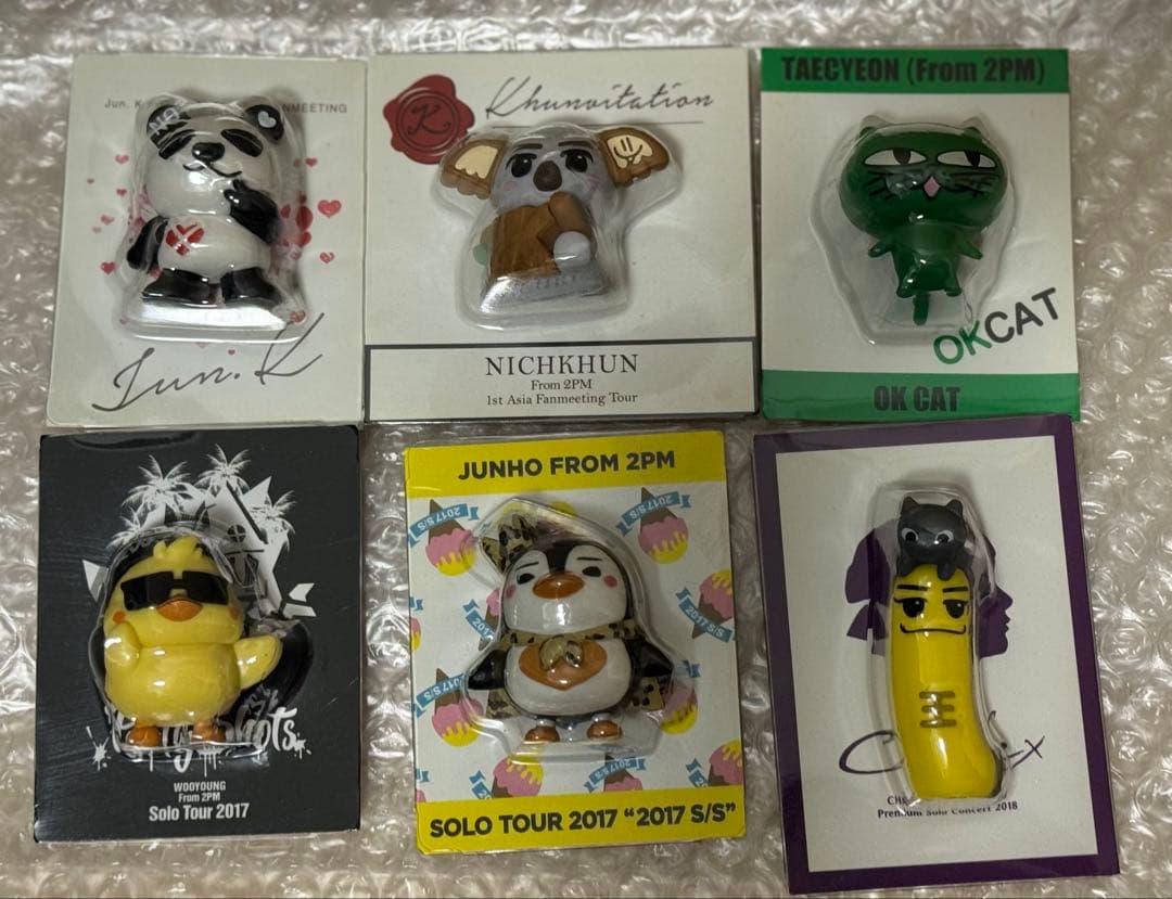 2PM ミニチュア フィギュア 初期 6種セット レア