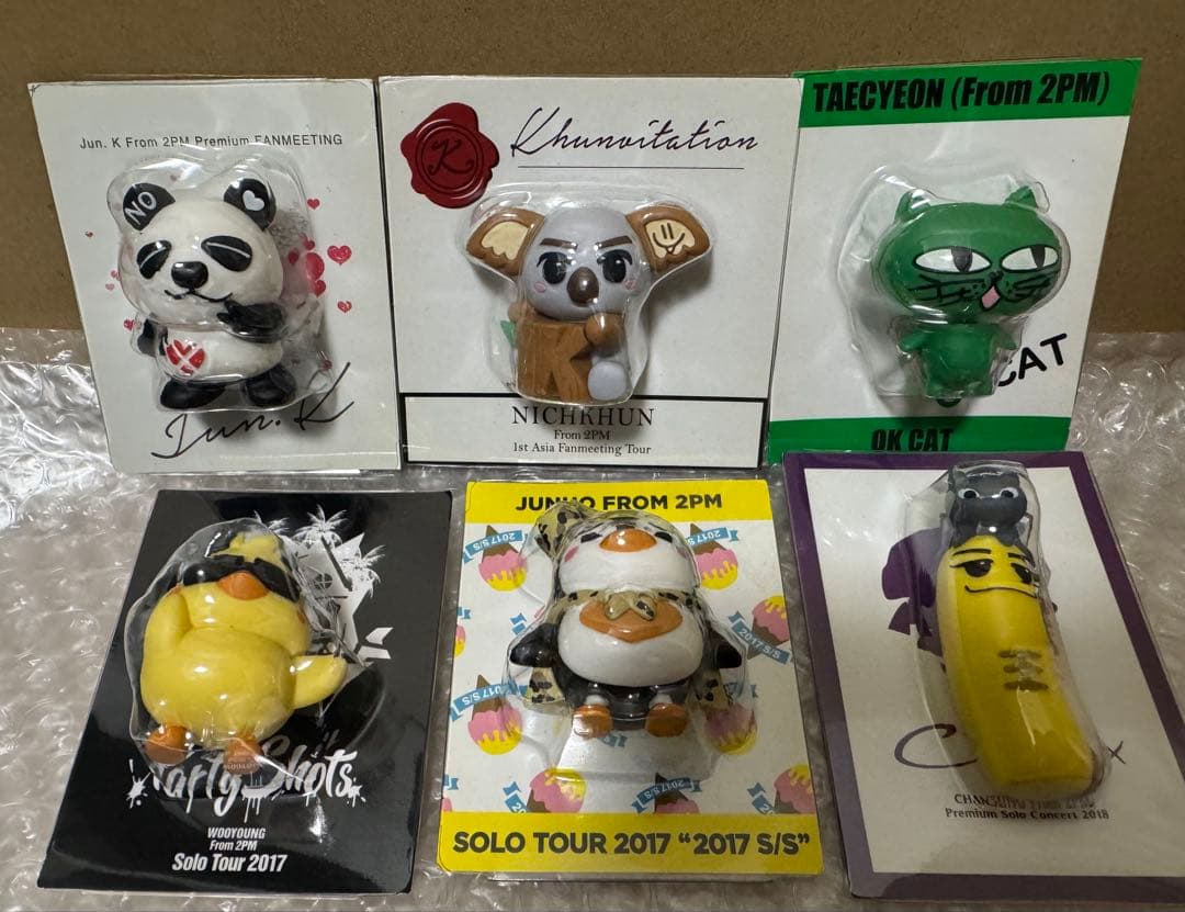 2PM ミニチュア フィギュア 初期 6種セット レア