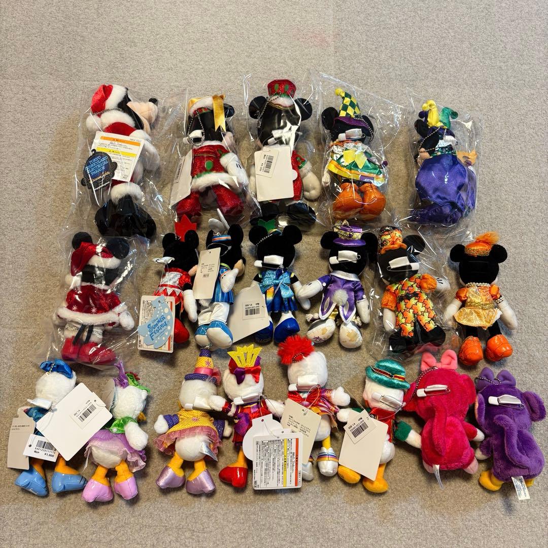 ミッキー ミニー ぬいぐるみバッジ　まとめ売り　20体　最終価格‼︎大幅値下げ