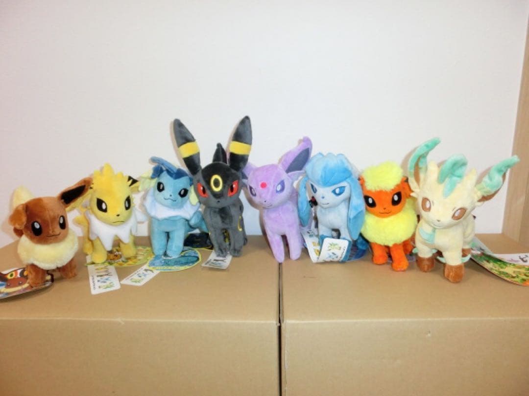 ポケモンセンターイーブイコレクションぬいぐるみ17個キャンバスぬいぐるみ