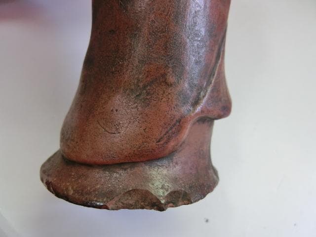 置物■古い達磨 だるま 古備前 2体 オブジェ 土人形 古美術 時代物 骨董品■