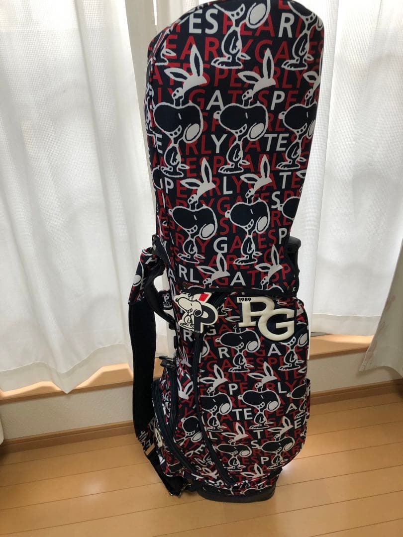 美品 PEARLY GATES SNOOPY コラボ ゴルフバッグ