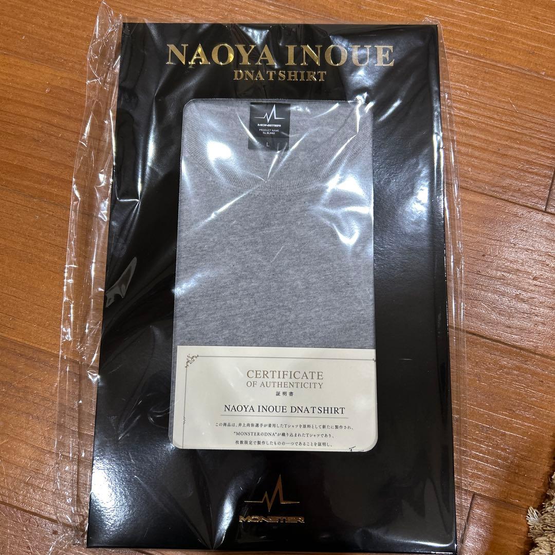 サイン&シリアルナンバー付 井上尚弥 限定 Tシャツ Lサイズ