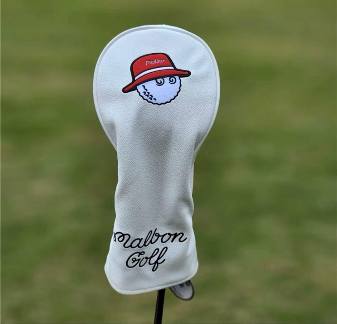【大人気値下げ新品4点セット】Malbon Golfマルボンゴルフクラブカバー白