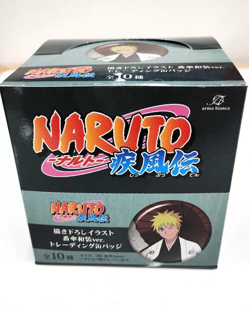 未開封14箱セット　NARUTO 疾風伝 描き下ろし缶バッジ BOX まとめ売り