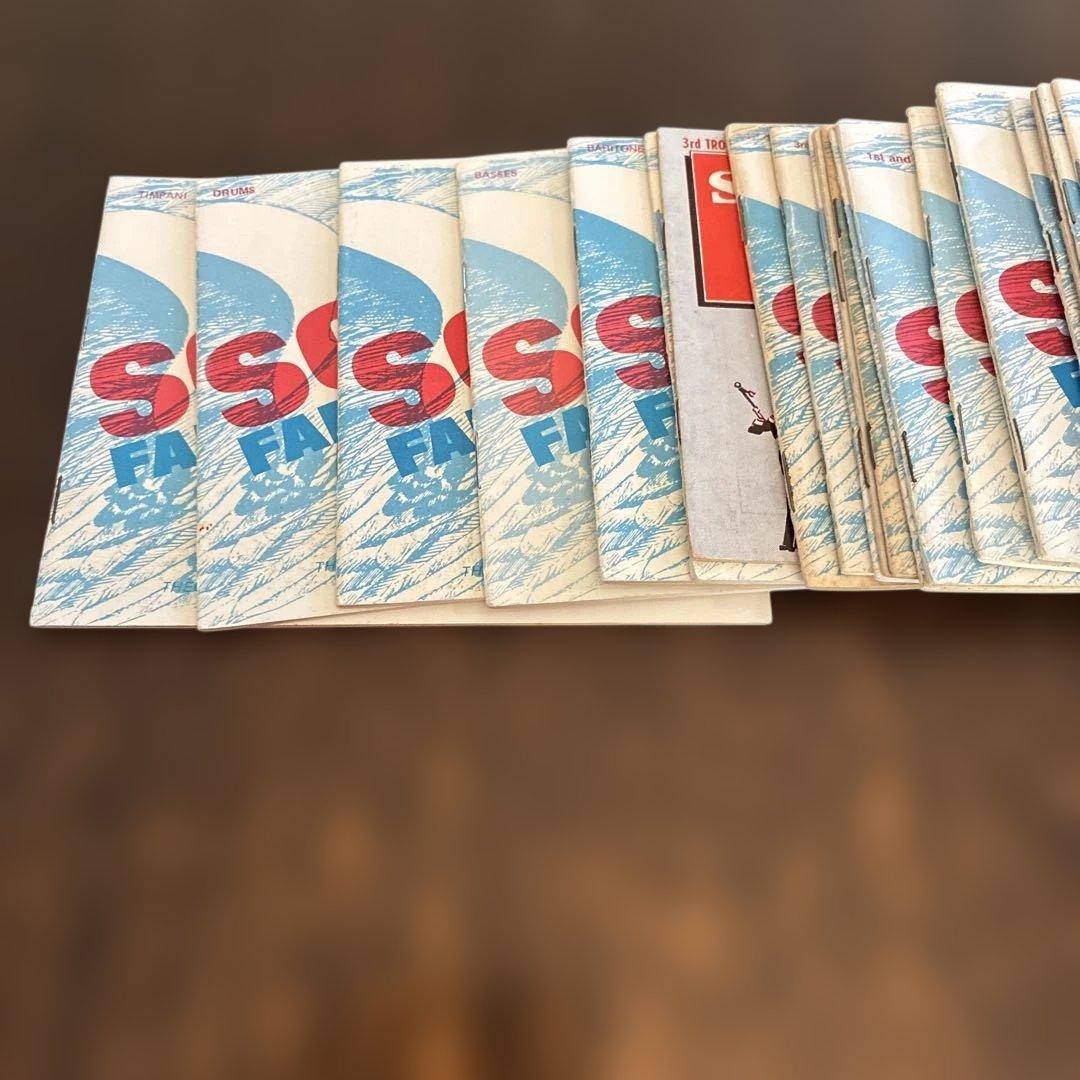 スーザ　名曲マーチ集　全12曲スコア、全パート譜付き