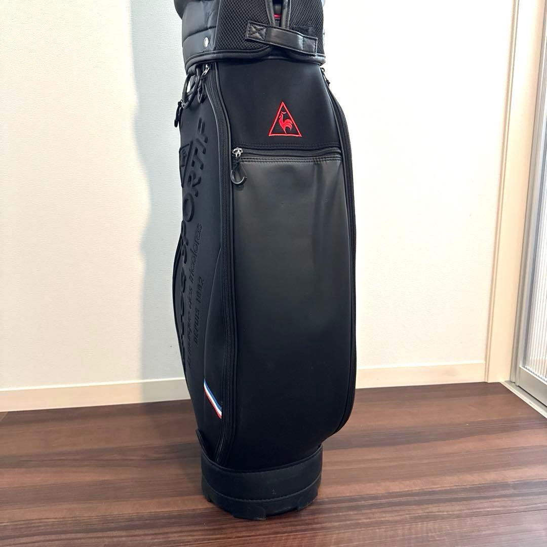 ルコックゴルフ セルフスタンド付きキャディバッグ ブラック