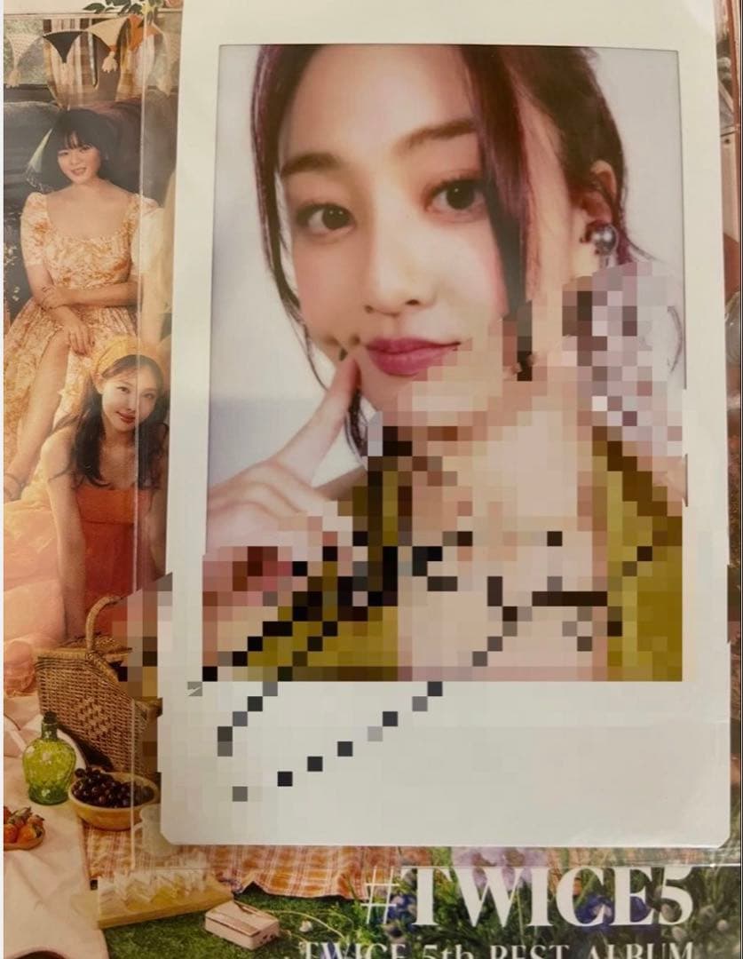 twice5 タワレコ チェキ ジヒョ　直筆サイン入り