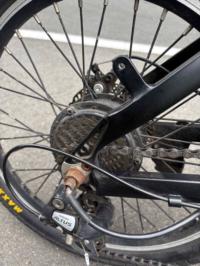 MATE 折りたたみ電動アシスト自転車 ブラック