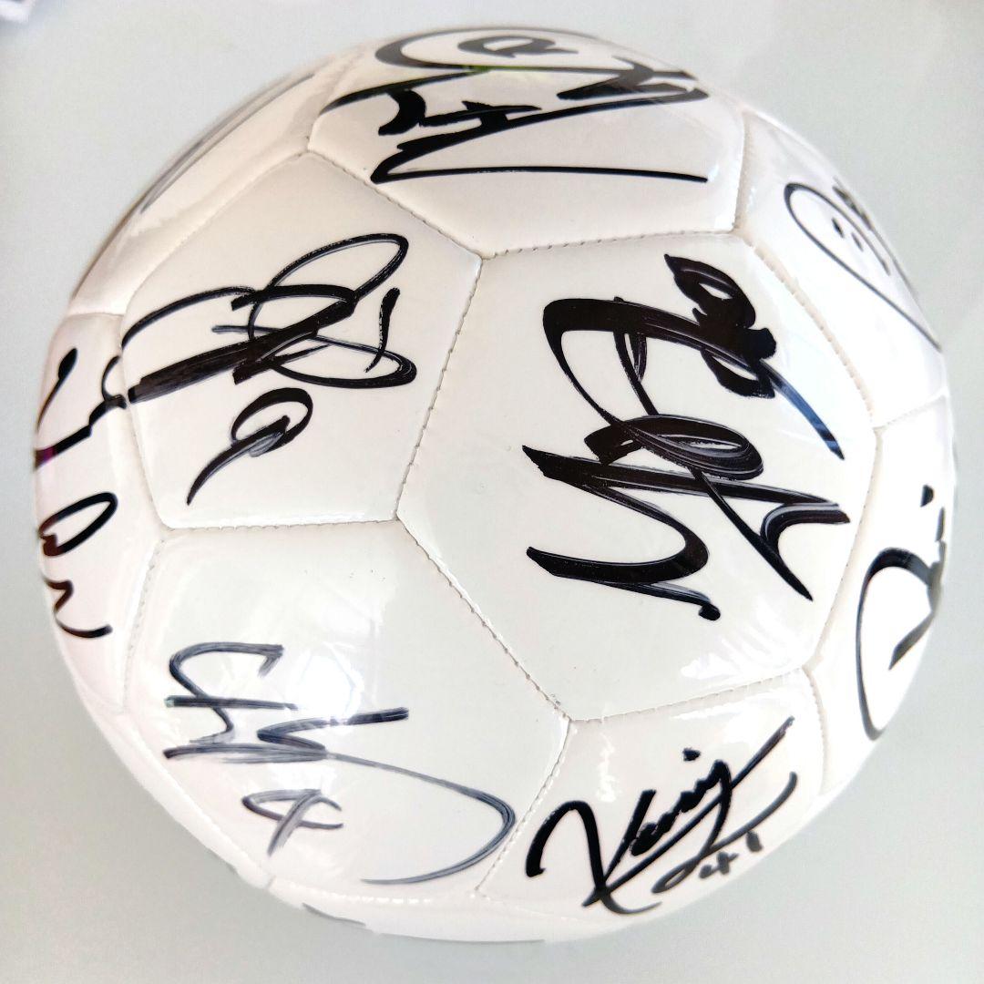 松本山雅 2024年複数選手直筆サイン入りボール 5号球