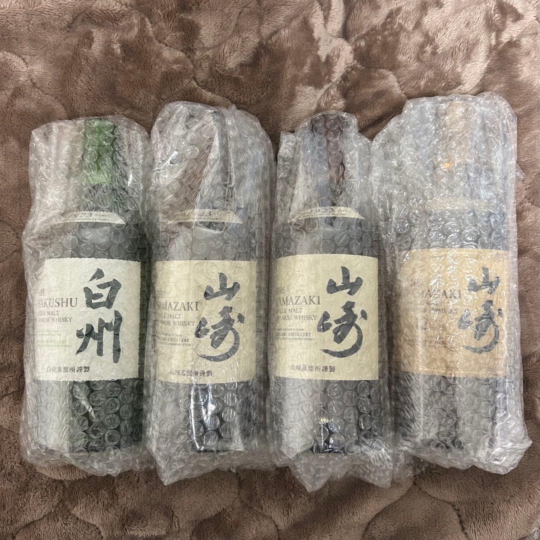 サントリー 山崎12年　山崎NV　白州NV 計4本セット