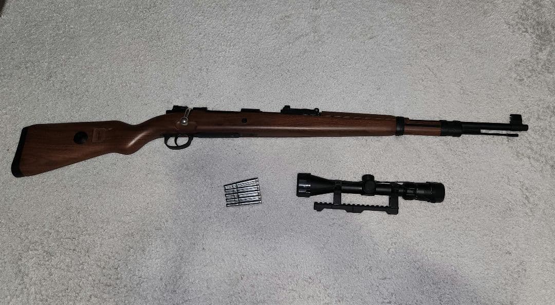 ダブルベル kar98k フェイクウッド 排莢式 おまけ付き