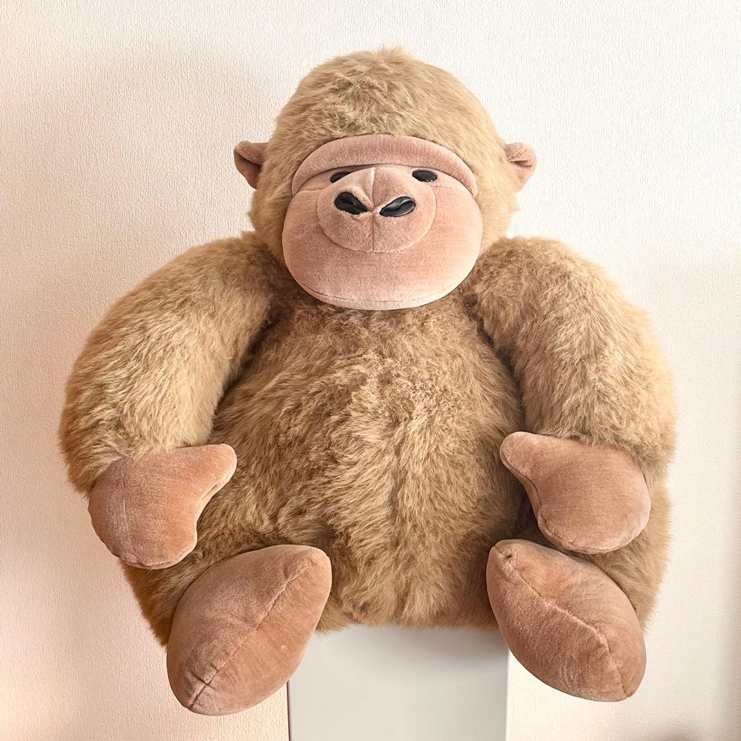 【週末値下げ】やまとなでしこ「ゴリラのぬいぐるみ」◇美品