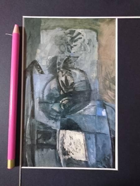 クラーヴェ、髭の兵士、版上サイン、新品額・額装付き、美品