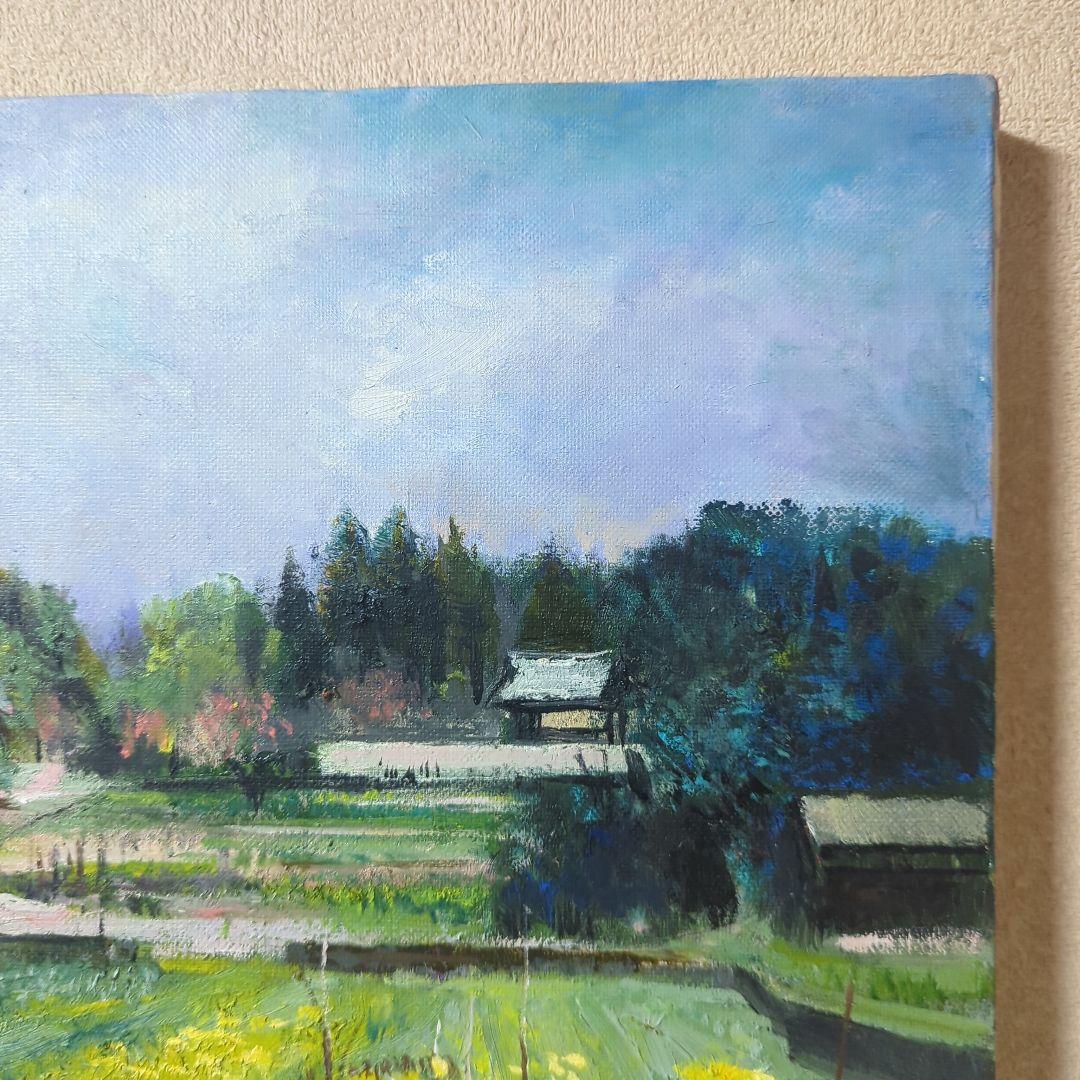 F6号油彩画（額縁入り)No.58