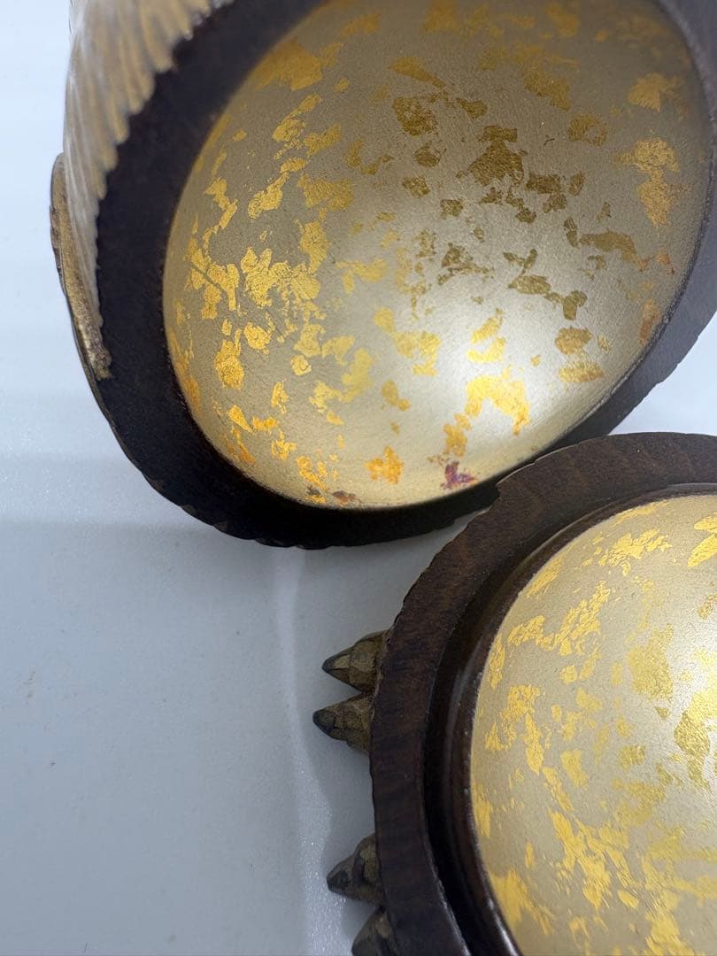 讃岐名工　篠原如雪作ふくろう香合