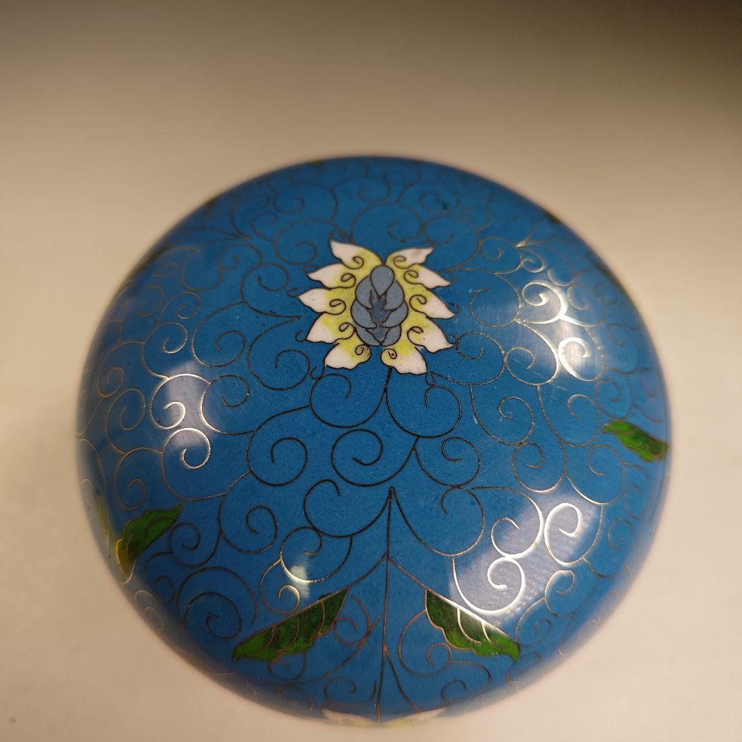 イ884 健水『黄井仁作』『鵬雲斎好　唐物七宝　健水　共箱』茶道具　こぼし　茶受