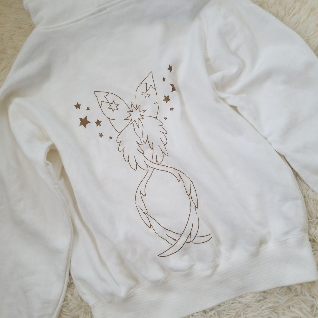 【展示会限定販売】　カードキャプターさくら　プリントパーカー　ホワイト