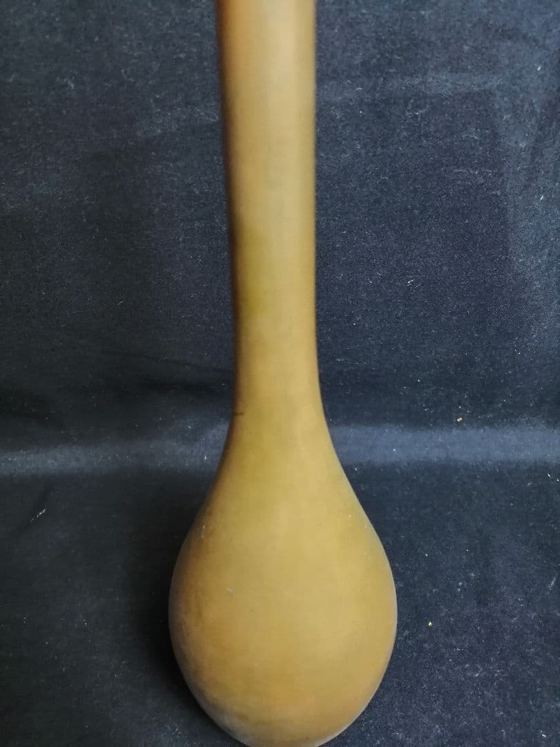 【茶道具】裏千家淡々斎宗匠箱書　中川浄益造　砂張銅鶴首花入　花入142