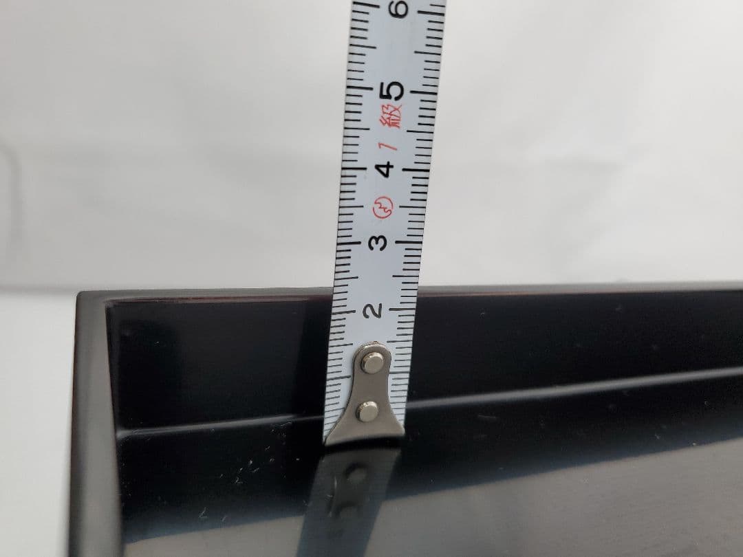 ①美品　漆塗り 茶道具 会席膳　5個セット 懐石膳　漆器