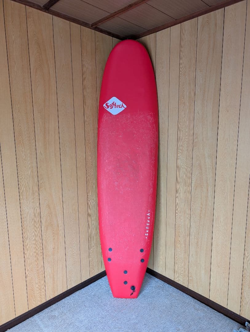 Softechソフテック　ソフトボード　7’7″ フィン付