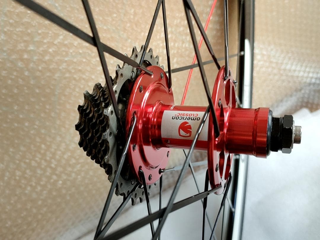 超軽量 アメリカンクラシック 10速 ホイール前後セット 自転車