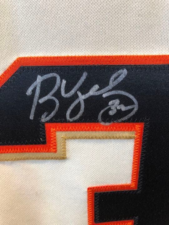 【1月SALE】MLB ボーグルソン直筆サイン入りユニホーム　SFジャイアンツ