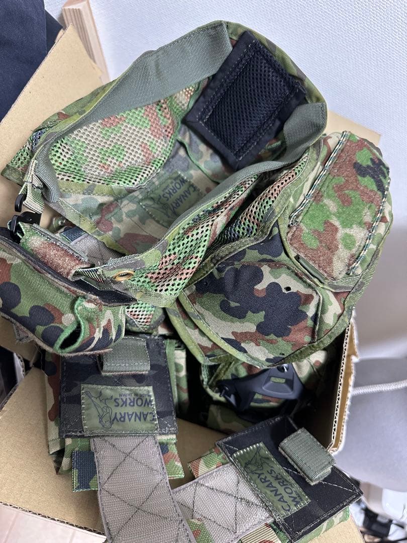 陸自迷彩NVGナイトキャップ　新型　ナイトビジョン　暗視眼鏡　AN/PVS 14