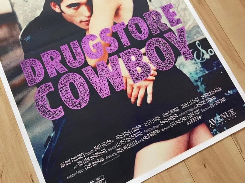 ドラッグストアカウボーイ　ポスター　映画　洋画　マットディロン　ケリーリンチ