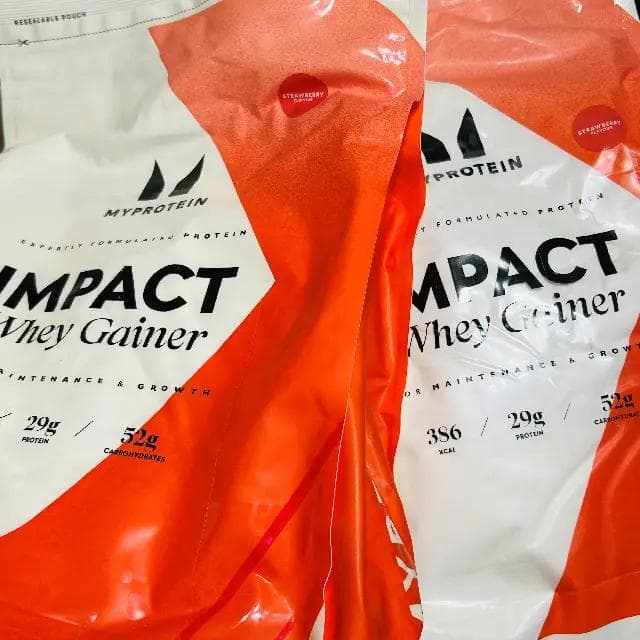 マイプロテイン ホエイゲイナー　ストロベリー 5kg（2.5キロx2）匿名配送