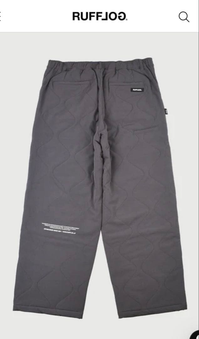 ラフロッグ　RUFFLOG ワイドパンツ