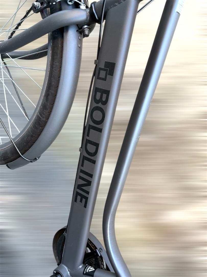 練馬駅周辺引き取り限定 ボールドライン 27インチ 自転車 マットブラック