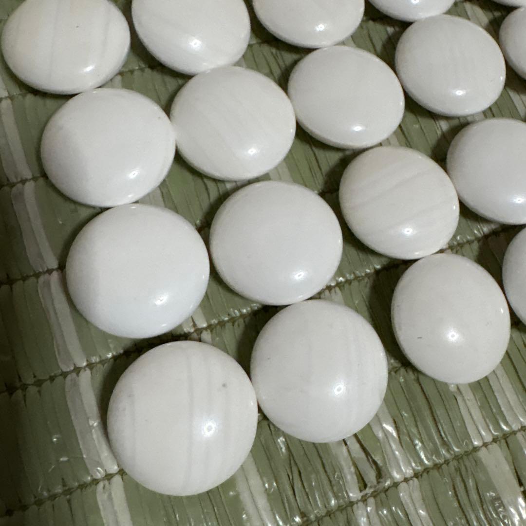 囲碁　碁石　駒　蛤　ハマグリ　那智黒　35号　工芸品