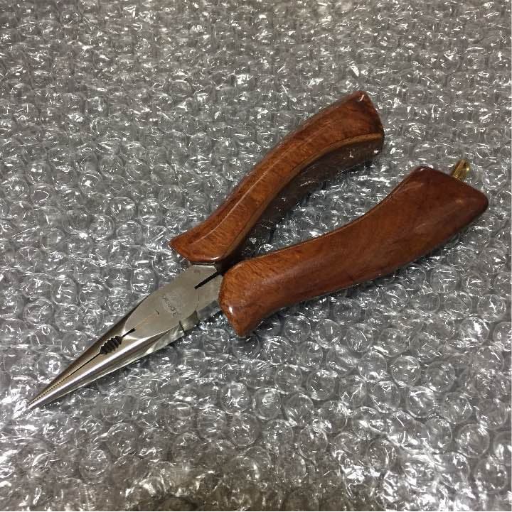 トラウト プライヤー シース付き サクラマス ルアー フライ