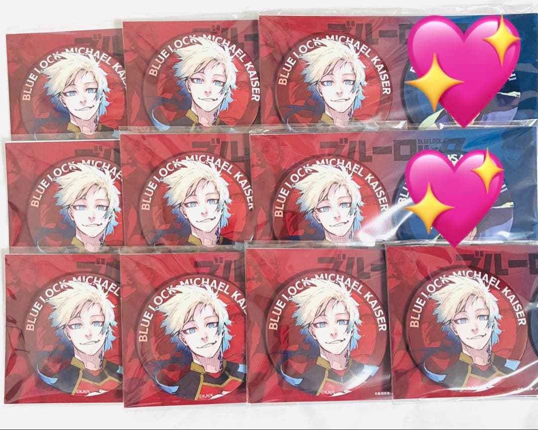 ブルーロック カイザー 伊勢丹 描き下ろし 缶バッジ 原作