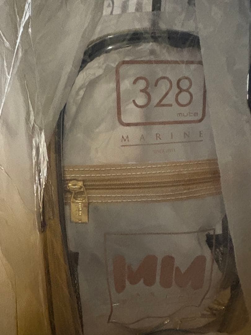 muta マリン キャディバッグ MARINE ゴルフバッグ　クリア　ベージュ