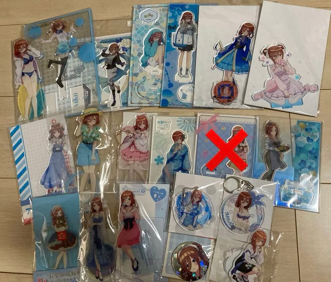 五等分の花嫁 中野三玖 アクリルスタンド セット