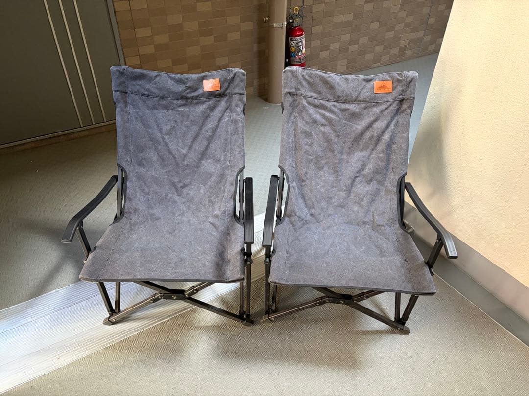 camping moon 焚き火ローチェア2脚セット