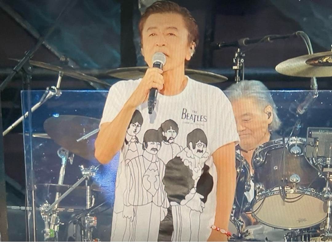 茅ヶ崎ライブ 桑田佳祐 コムデギャルソン ビートルズ Tシャツ　L