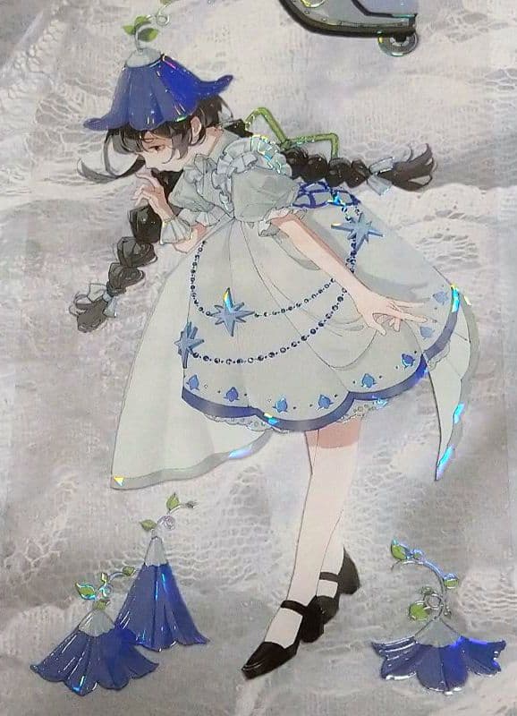 J665＃紫韵童谣(贝壳光)一木一横切り売り海外人物マステ女の子