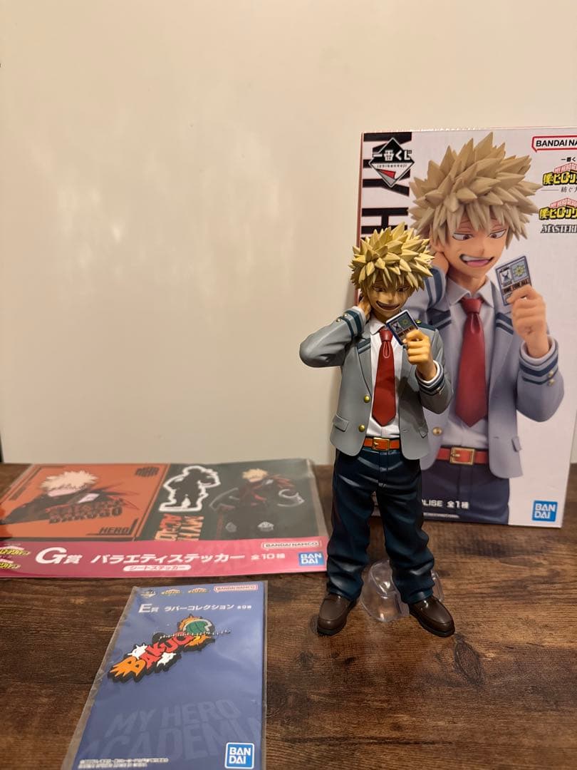 僕のヒーローアカデミア 一番くじ 紡ぐ力 B賞 爆豪勝己 おまけセット