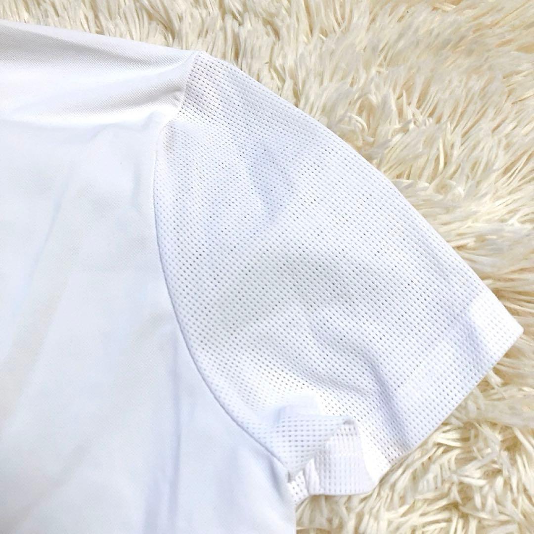 【美品】BRIEFING　バックプリーツ RF 半袖ポロシャツ　ホワイト　S