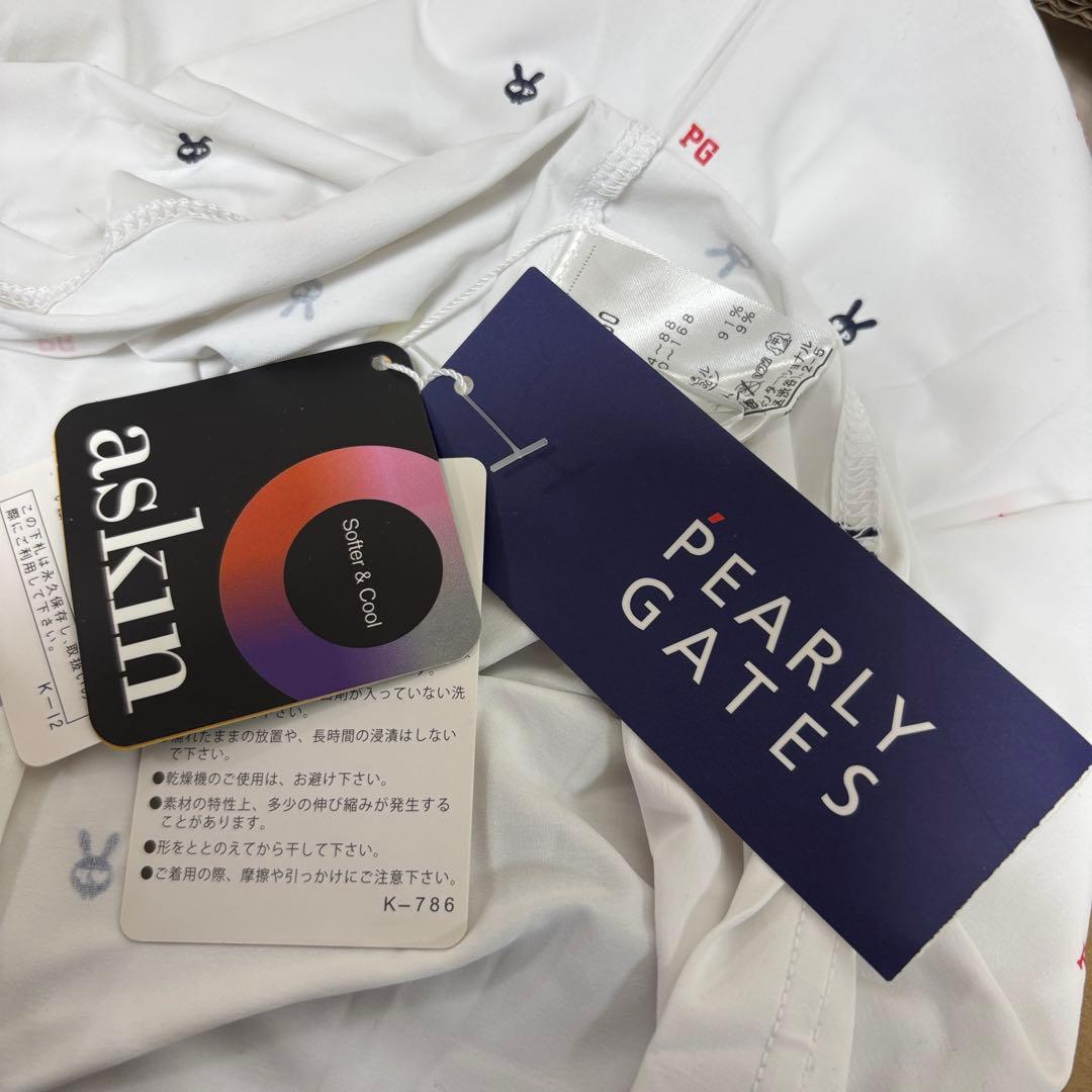 ★新品★ PEARLY GATES ゴルフウェア askin モックネック 白